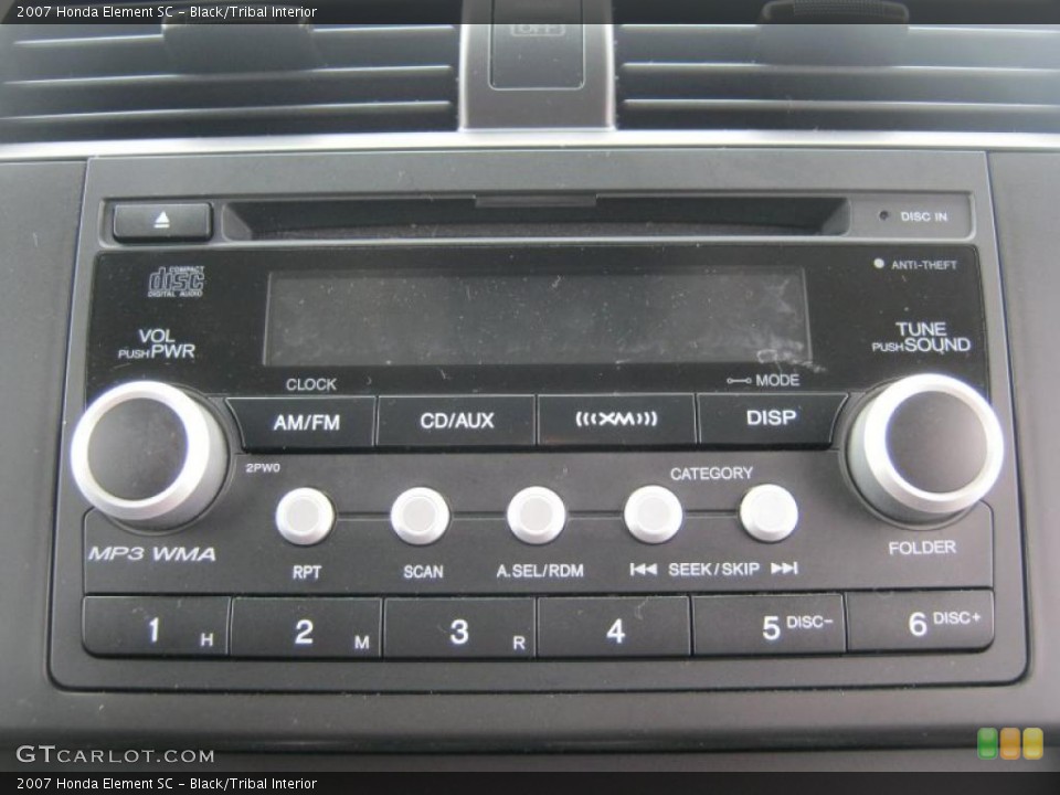 Black/Tribal Interior Controls for the 2007 Honda Element SC #45937947