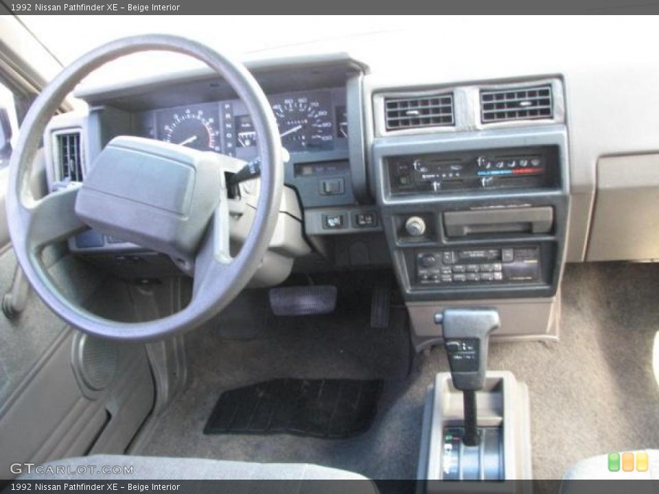 Beige Interior Dashboard for the 1992 Nissan Pathfinder XE #45941064