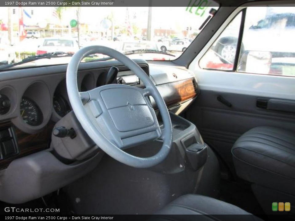 Dark Slate Gray 1997 Dodge Ram Van Interiors