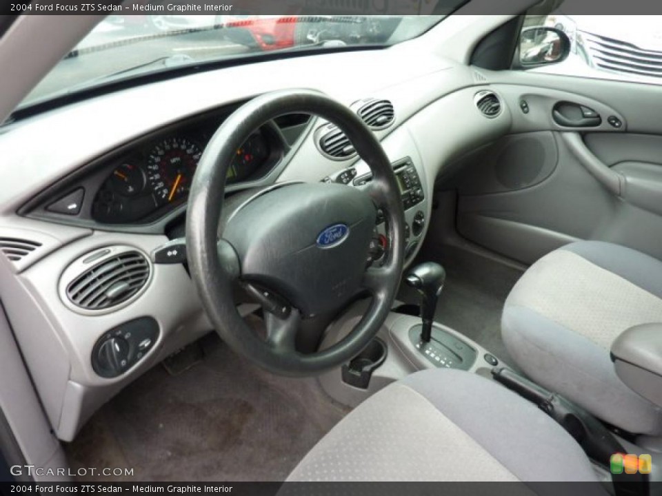 Medium Graphite Interior Prime Interior for the 2004 Ford Focus ZTS Sedan #45941985