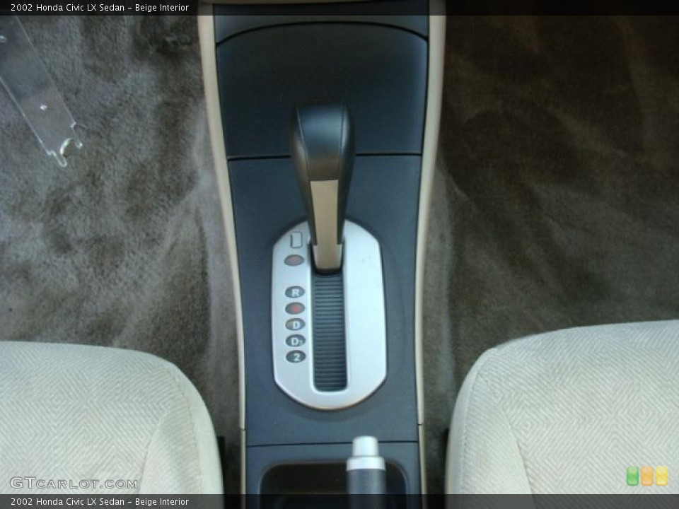 Beige Interior Transmission for the 2002 Honda Civic LX Sedan #45942075