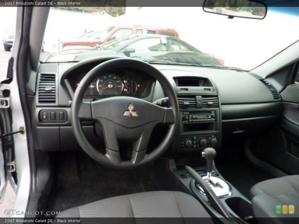 Black Interior Dashboard for the 2007 Mitsubishi Galant DE #45942189