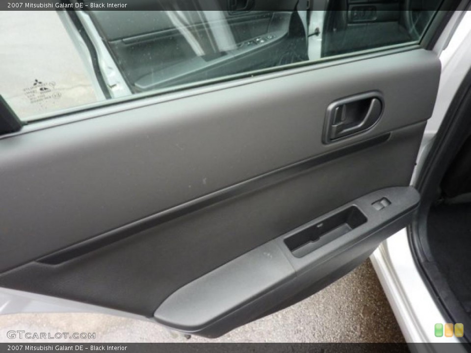 Black Interior Door Panel for the 2007 Mitsubishi Galant DE #45942201