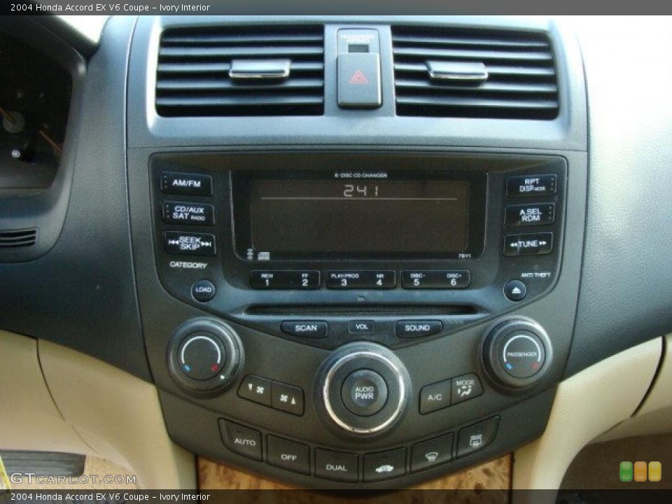 Ivory Interior Controls for the 2004 Honda Accord EX V6 Coupe #45942384