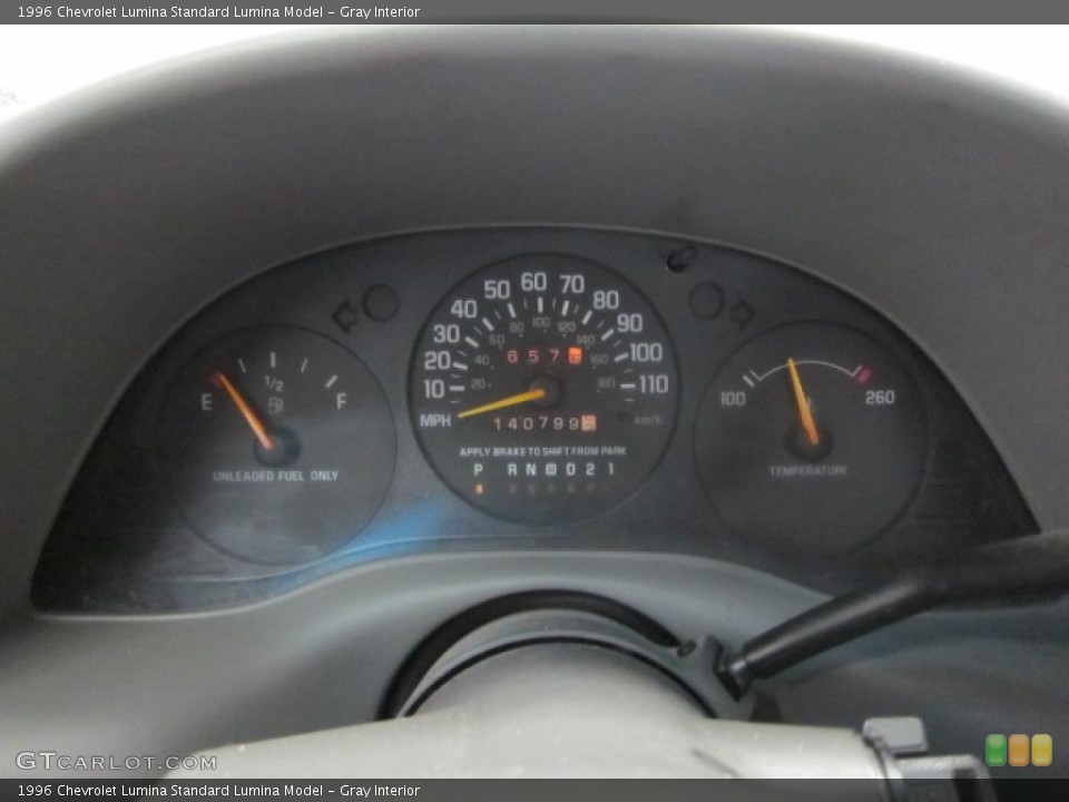Gray Interior Gauges for the 1996 Chevrolet Lumina  #45943716