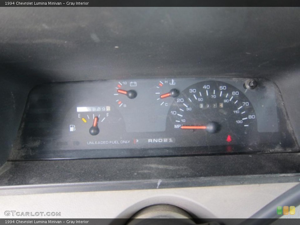 Gray Interior Gauges for the 1994 Chevrolet Lumina Minivan #45944232