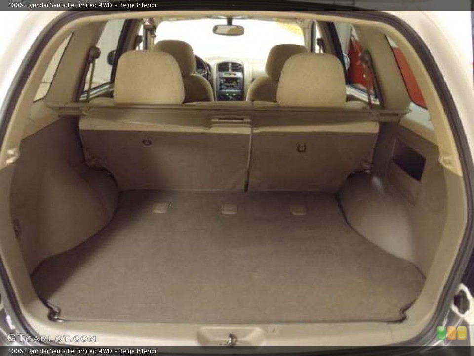 Beige Interior Trunk for the 2006 Hyundai Santa Fe Limited 4WD #45944307