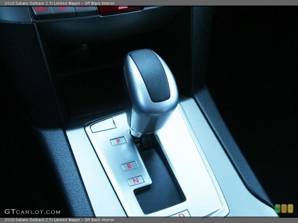 Off Black Interior Transmission for the 2010 Subaru Outback 2.5i Limited Wagon #45944697