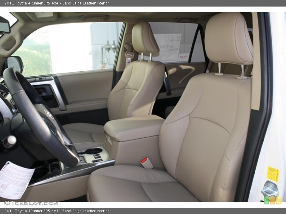 Sand Beige Leather Interior Photo for the 2011 Toyota 4Runner SR5 4x4 #45945123