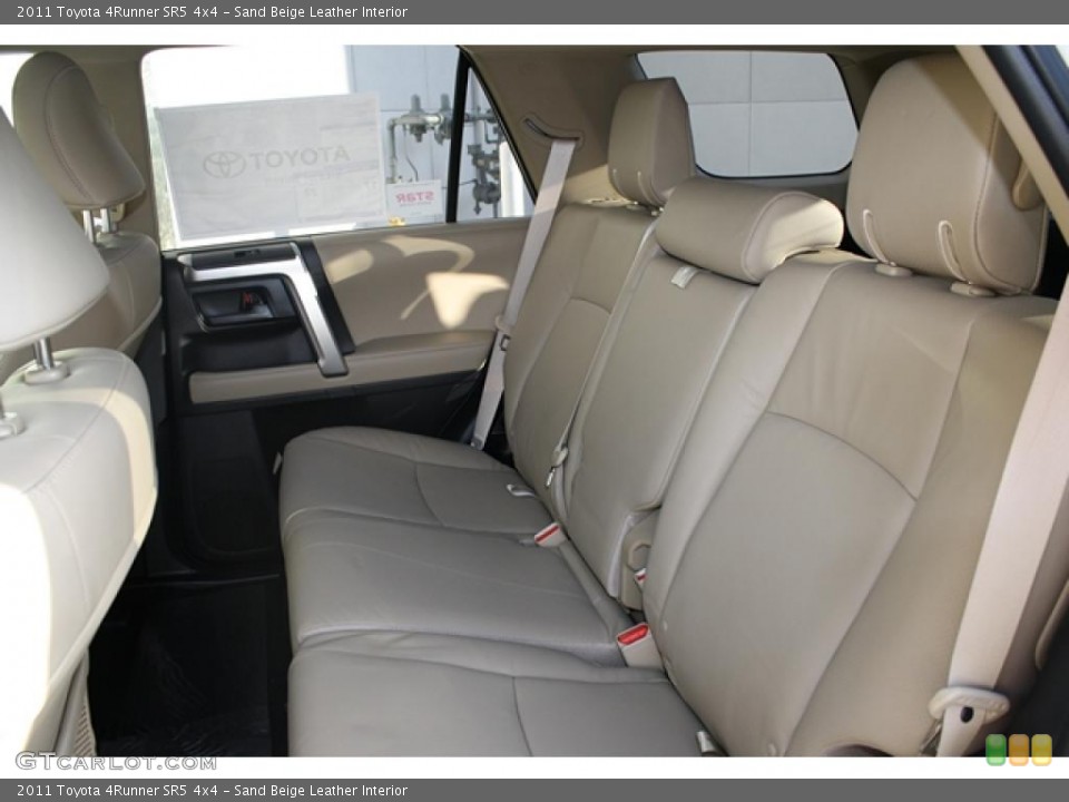Sand Beige Leather Interior Photo for the 2011 Toyota 4Runner SR5 4x4 #45945132