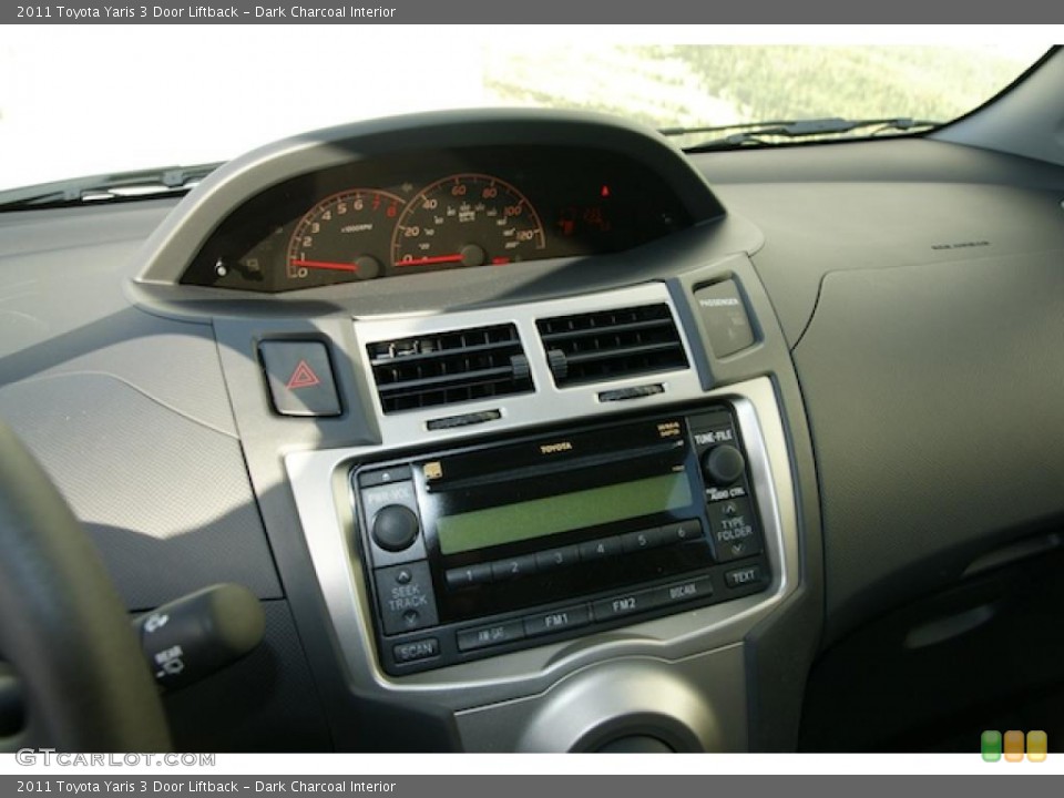 Dark Charcoal Interior Controls for the 2011 Toyota Yaris 3 Door Liftback #45945447