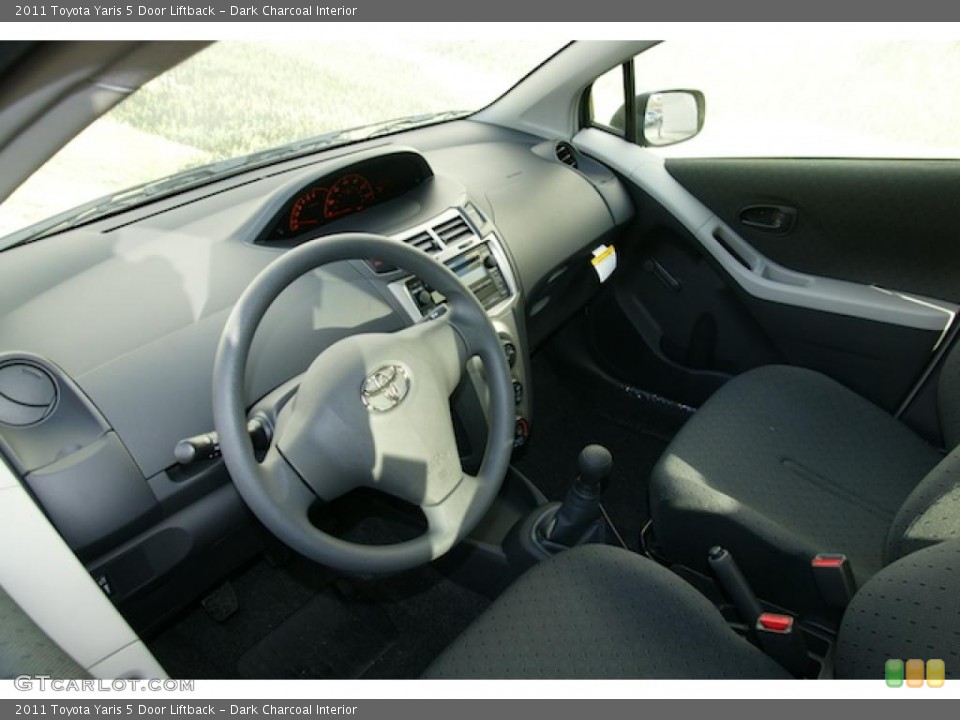 Dark Charcoal Interior Photo for the 2011 Toyota Yaris 5 Door Liftback #45946116