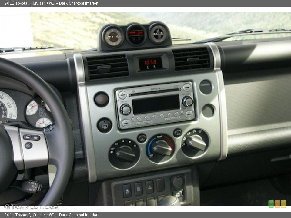Dark Charcoal Interior Controls for the 2011 Toyota FJ Cruiser 4WD #45946266