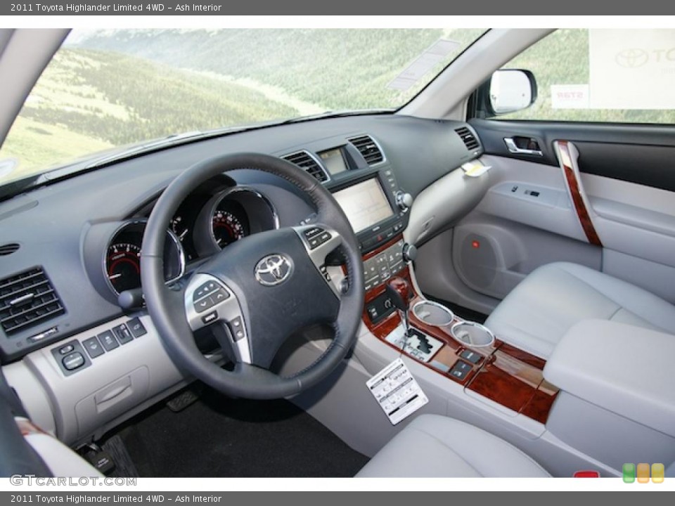 Ash Interior Prime Interior for the 2011 Toyota Highlander Limited 4WD #45946272