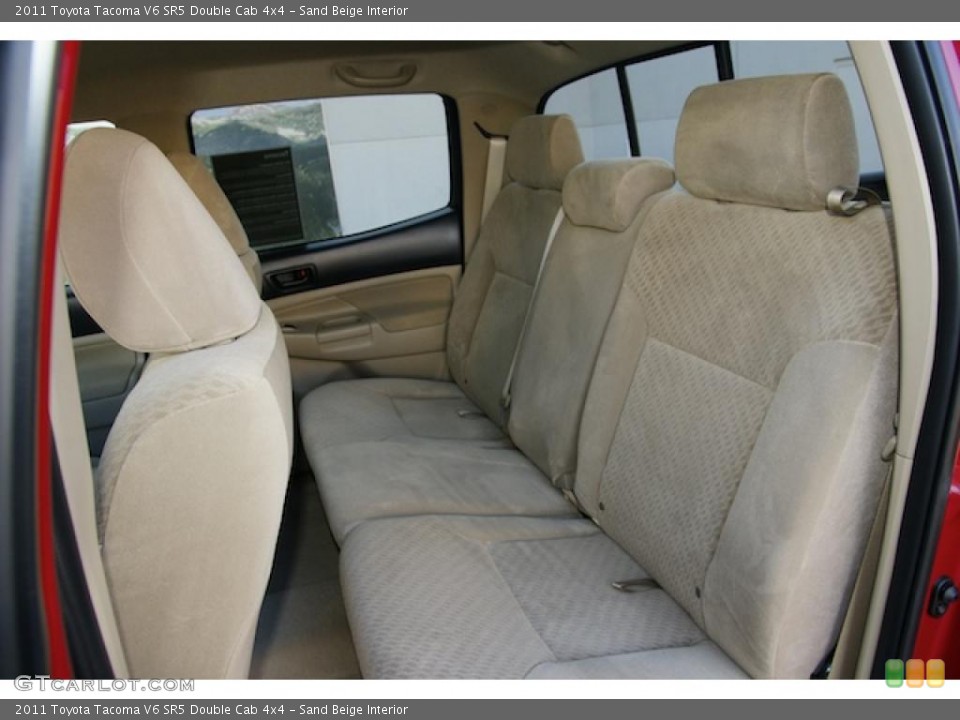 Sand Beige Interior Photo for the 2011 Toyota Tacoma V6 SR5 Double Cab 4x4 #45946332