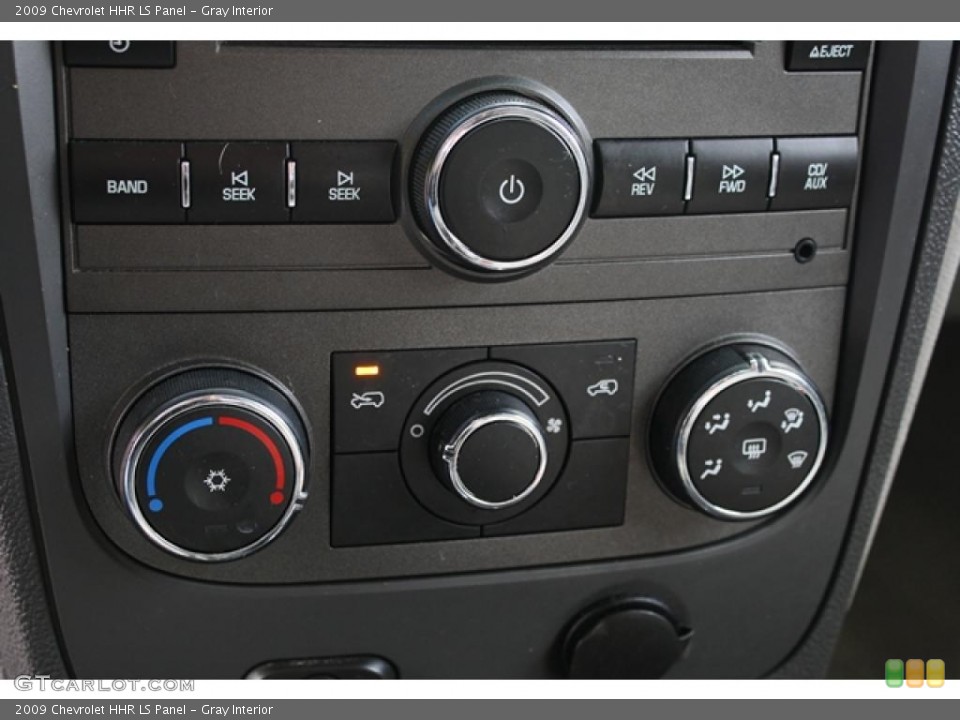 Gray Interior Controls for the 2009 Chevrolet HHR LS Panel #45946869