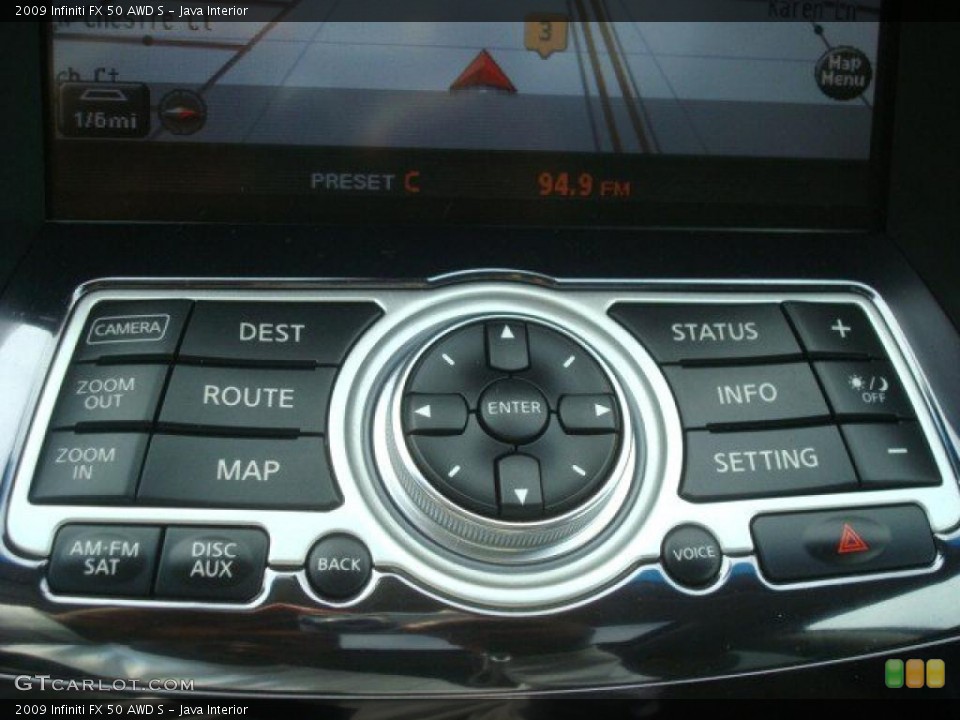Java Interior Controls for the 2009 Infiniti FX 50 AWD S #45947853
