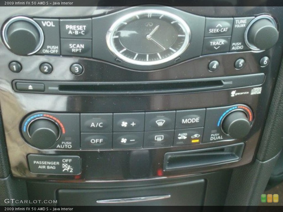 Java Interior Controls for the 2009 Infiniti FX 50 AWD S #45947859