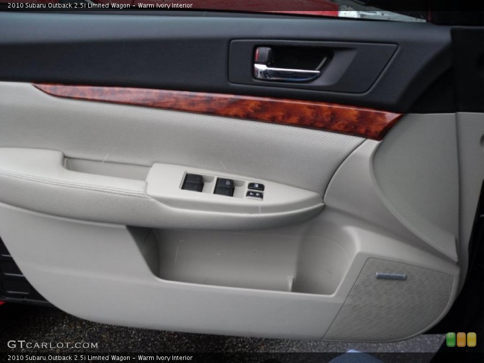 Warm Ivory Interior Door Panel for the 2010 Subaru Outback 2.5i Limited Wagon #45949341