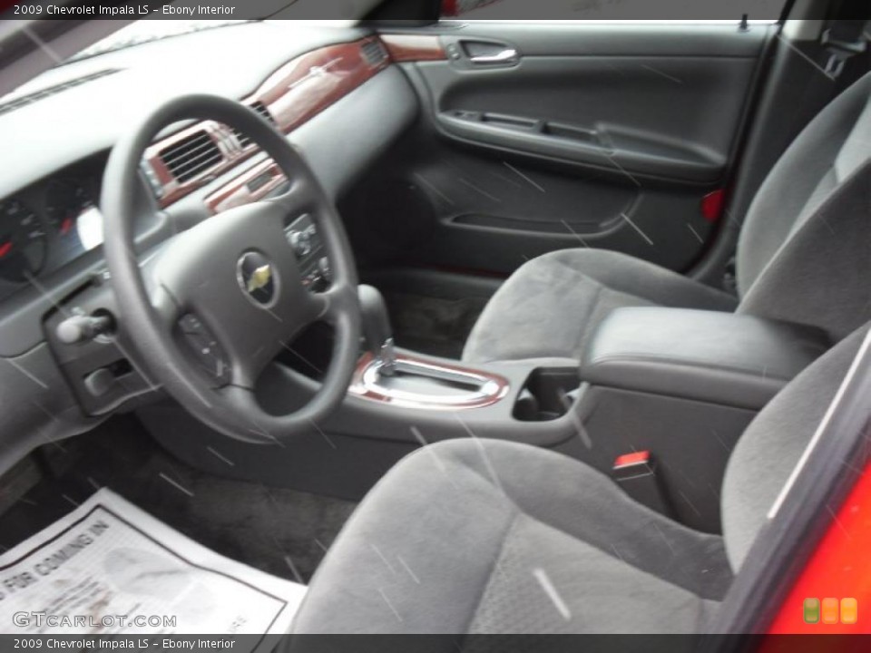 Ebony Interior Photo for the 2009 Chevrolet Impala LS #45949419