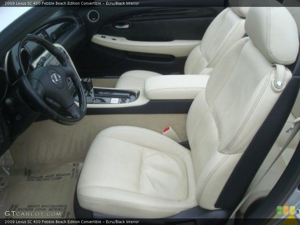 Ecru/Black Interior Photo for the 2009 Lexus SC 430 Pebble Beach Edition Convertible #45949788