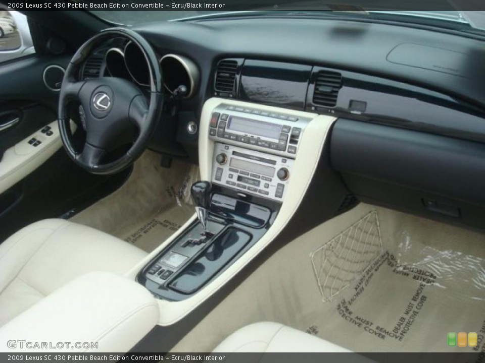 Ecru/Black Interior Dashboard for the 2009 Lexus SC 430 Pebble Beach Edition Convertible #45949800