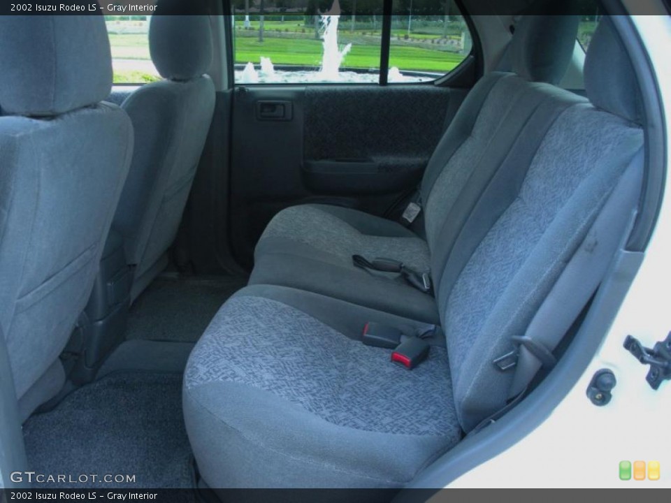 Gray Interior Photo for the 2002 Isuzu Rodeo LS #45950349