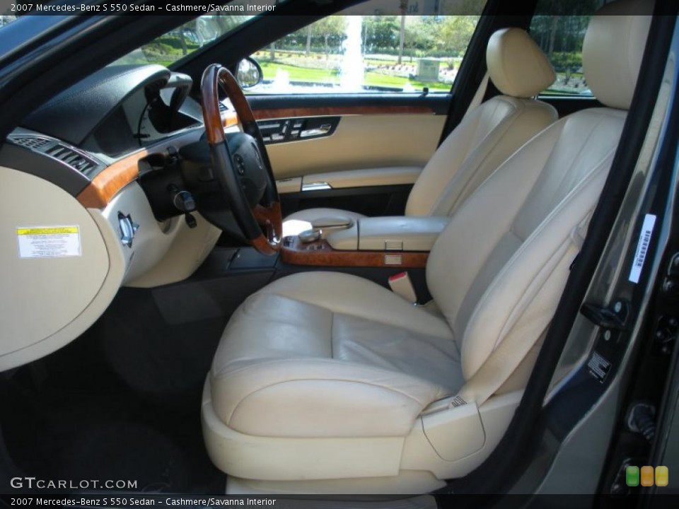 Cashmere/Savanna Interior Photo for the 2007 Mercedes-Benz S 550 Sedan #45951150
