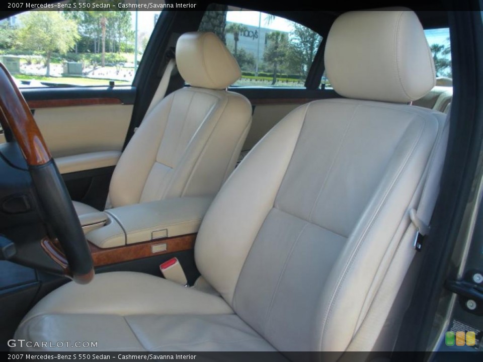 Cashmere/Savanna Interior Photo for the 2007 Mercedes-Benz S 550 Sedan #45951159