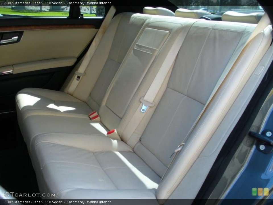 Cashmere/Savanna Interior Photo for the 2007 Mercedes-Benz S 550 Sedan #45951177
