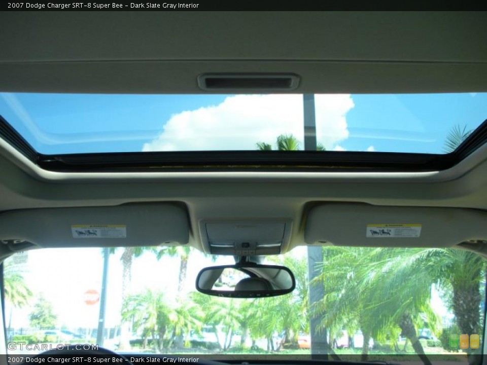 Dark Slate Gray Interior Sunroof for the 2007 Dodge Charger SRT-8 Super Bee #45951396