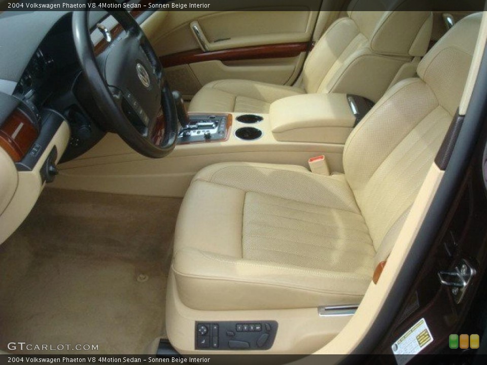 Sonnen Beige Interior Photo for the 2004 Volkswagen Phaeton V8 4Motion Sedan #45951516