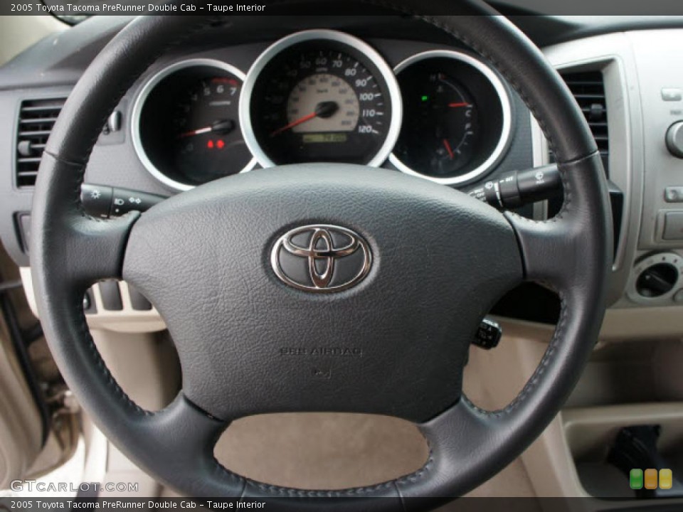 Taupe Interior Steering Wheel for the 2005 Toyota Tacoma PreRunner Double Cab #45953284
