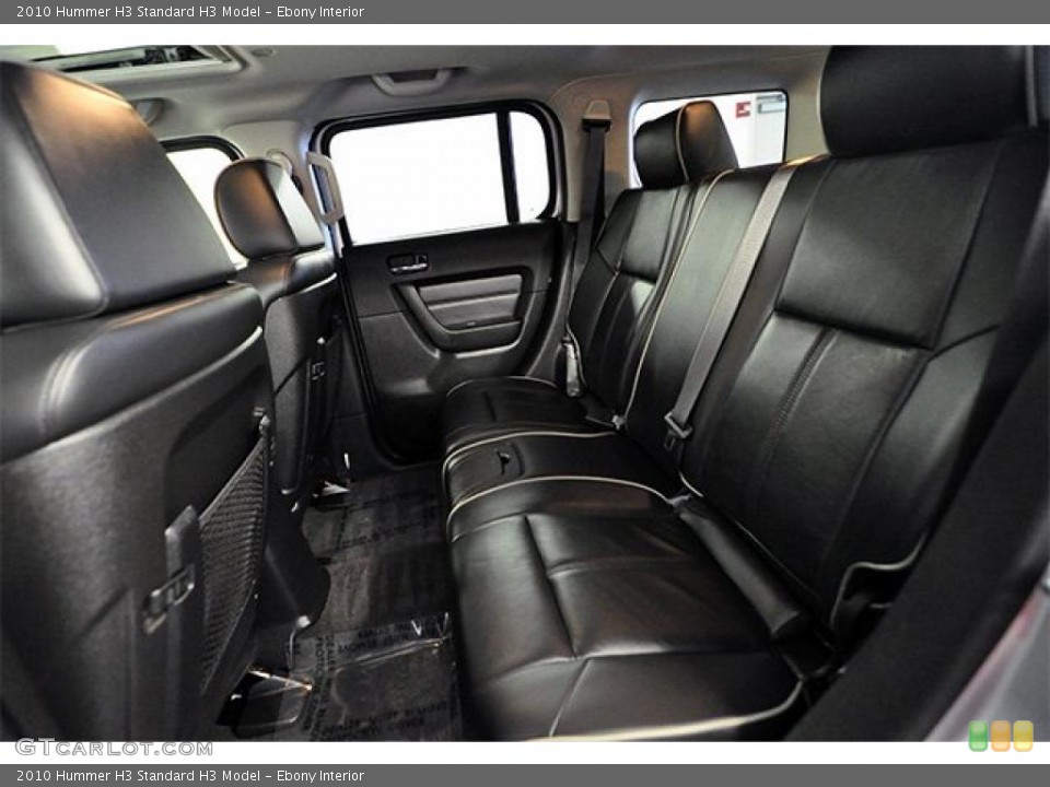 Ebony Interior Photo for the 2010 Hummer H3  #45953536