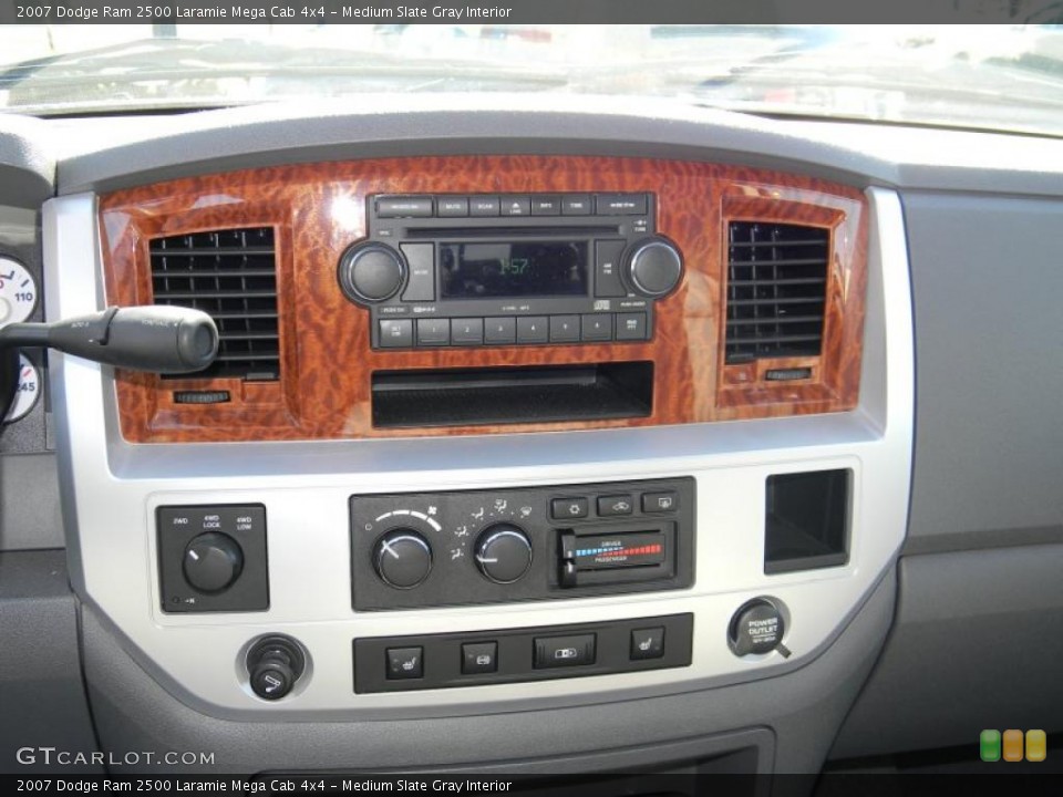 Medium Slate Gray Interior Controls for the 2007 Dodge Ram 2500 Laramie Mega Cab 4x4 #45957470