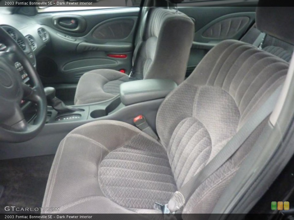 Dark Pewter Interior Photo for the 2003 Pontiac Bonneville SE #45957974