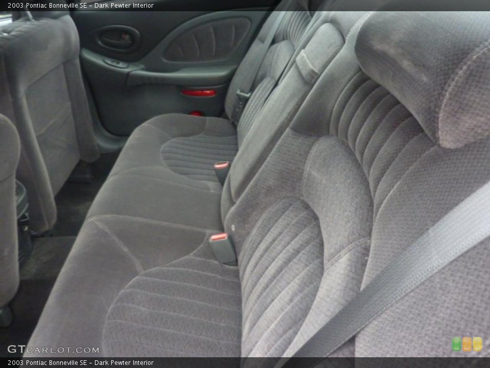 Dark Pewter Interior Photo for the 2003 Pontiac Bonneville SE #45957993