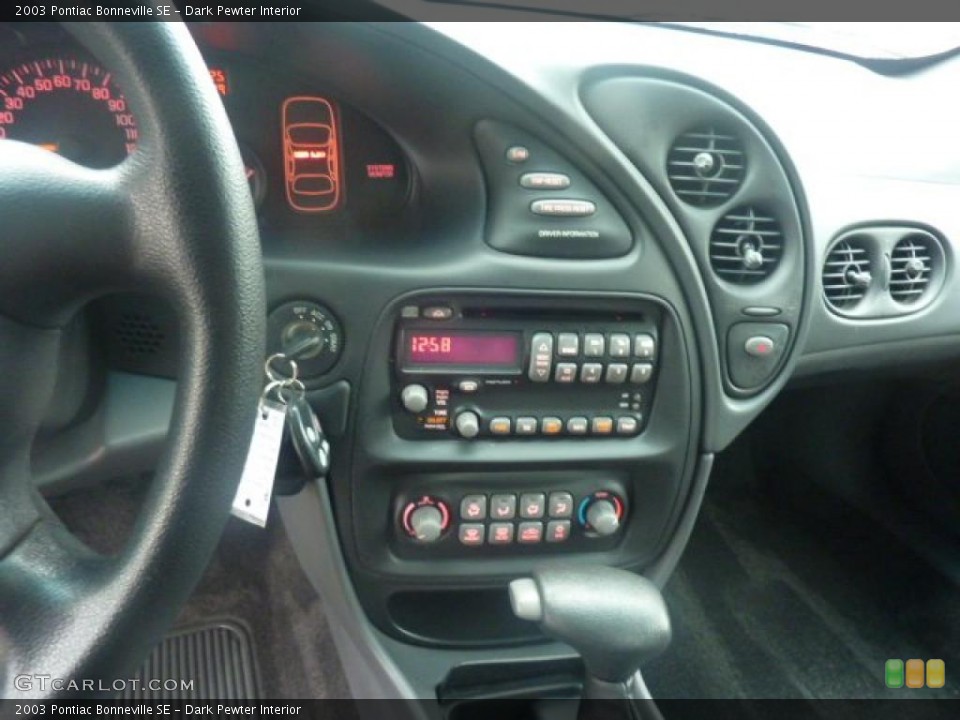 Dark Pewter Interior Controls for the 2003 Pontiac Bonneville SE #45958061