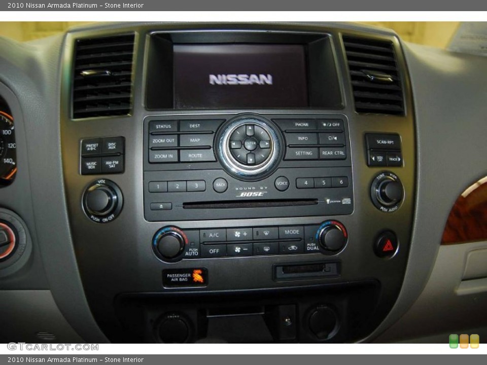 Stone Interior Controls for the 2010 Nissan Armada Platinum #45958982