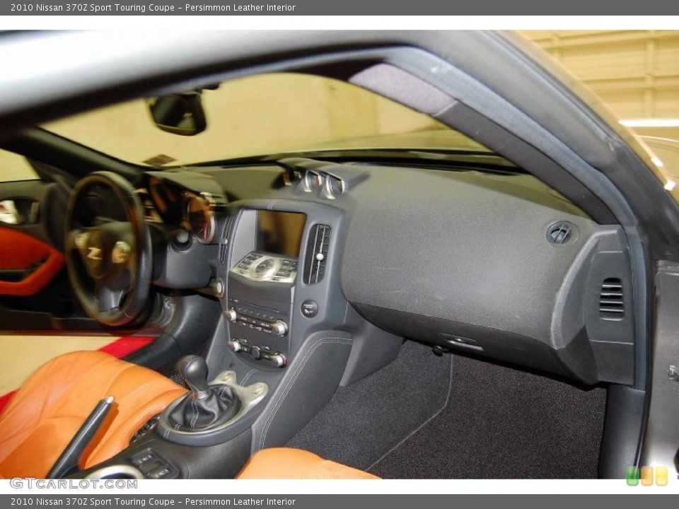 Persimmon Leather Interior Dashboard for the 2010 Nissan 370Z Sport Touring Coupe #45959264