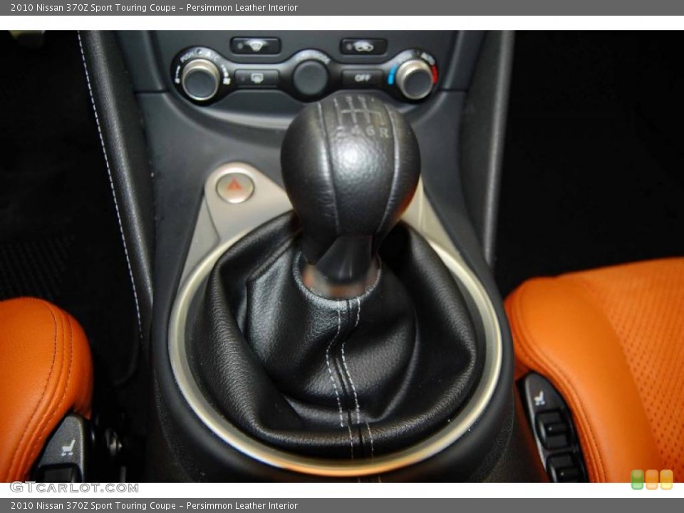 Persimmon Leather Interior Transmission for the 2010 Nissan 370Z Sport Touring Coupe #45959279