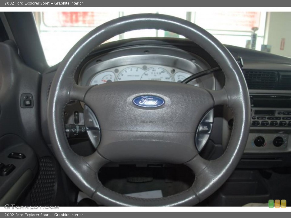 Graphite Interior Steering Wheel for the 2002 Ford Explorer Sport #45960269
