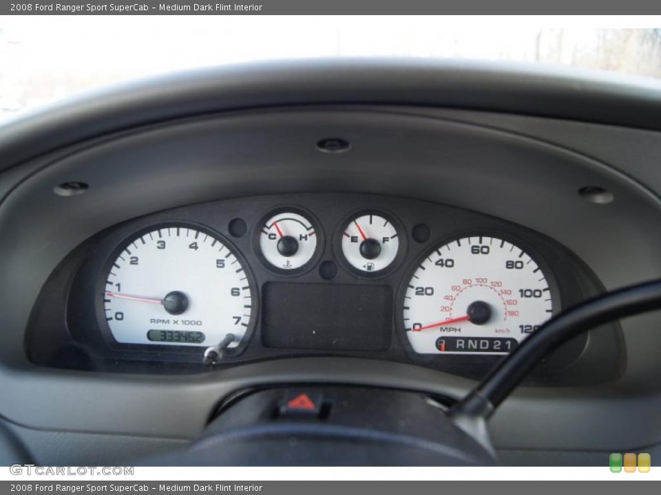 Medium Dark Flint Interior Gauges for the 2008 Ford Ranger Sport SuperCab #45960662