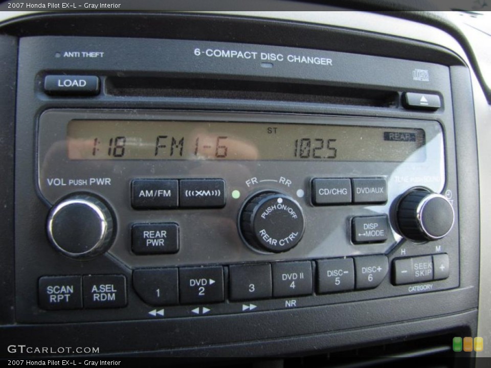 Gray Interior Controls for the 2007 Honda Pilot EX-L #45963278