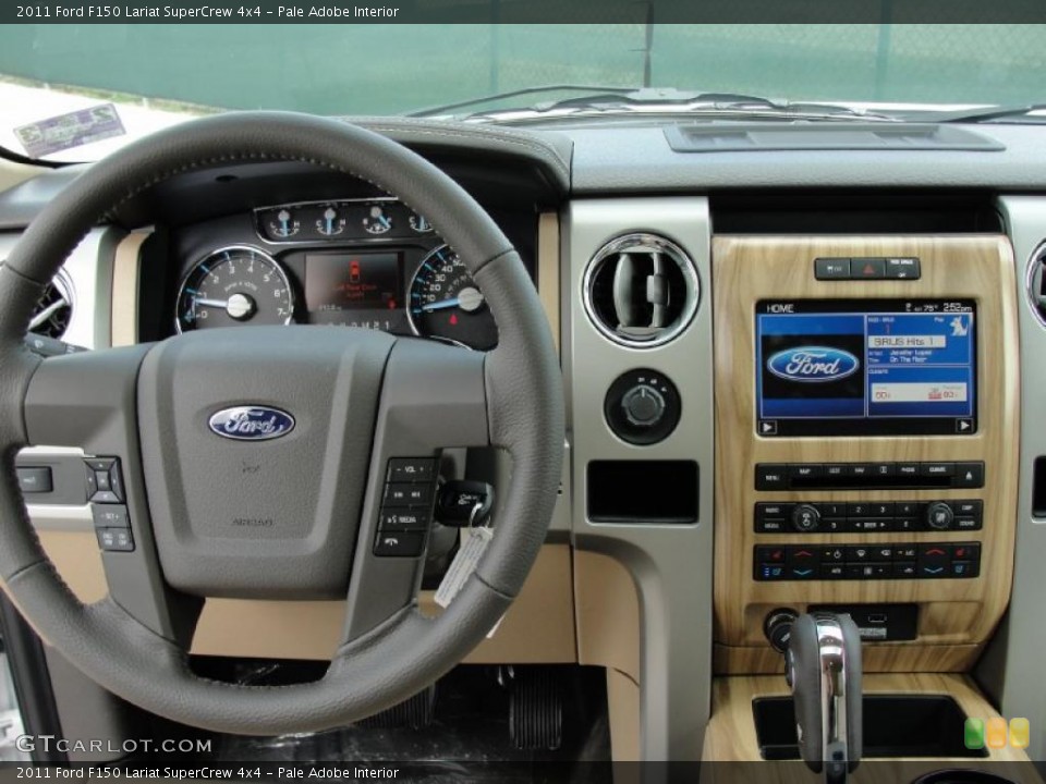 Pale Adobe Interior Dashboard for the 2011 Ford F150 Lariat SuperCrew 4x4 #45964496