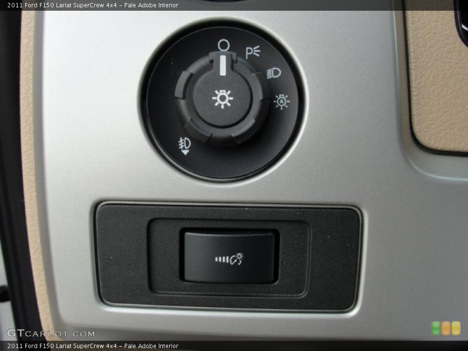 Pale Adobe Interior Controls for the 2011 Ford F150 Lariat SuperCrew 4x4 #45964601