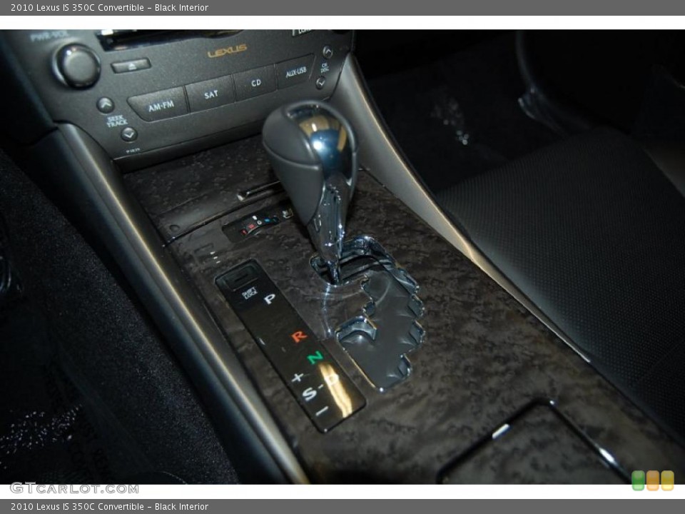 Black Interior Transmission for the 2010 Lexus IS 350C Convertible #45968027