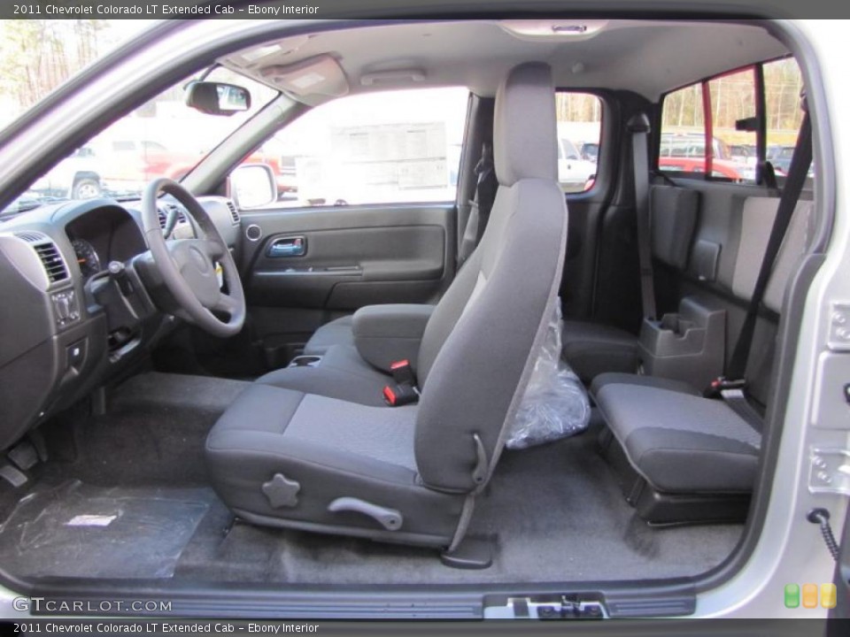 Ebony Interior Photo for the 2011 Chevrolet Colorado LT Extended Cab #45968369