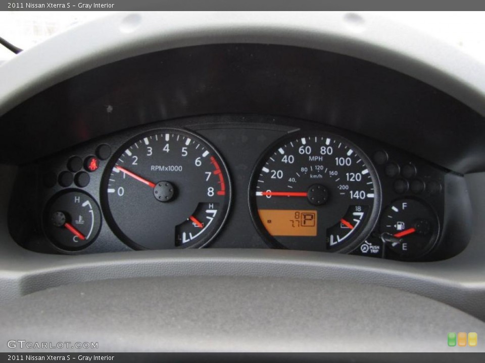 Gray Interior Gauges for the 2011 Nissan Xterra S #45968786