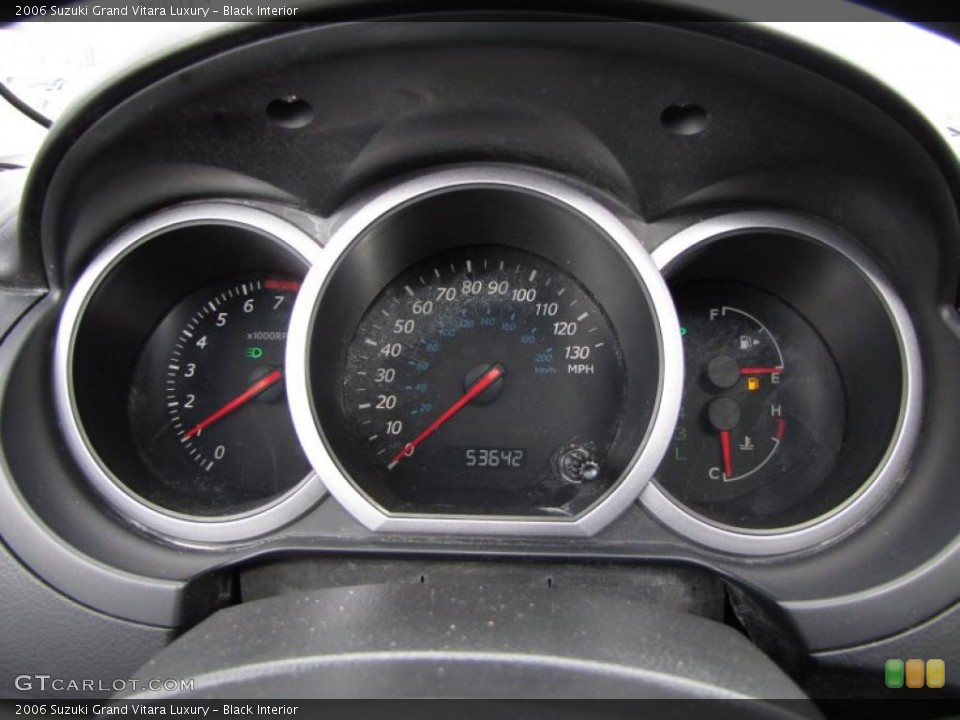 Black Interior Gauges for the 2006 Suzuki Grand Vitara Luxury #45969164